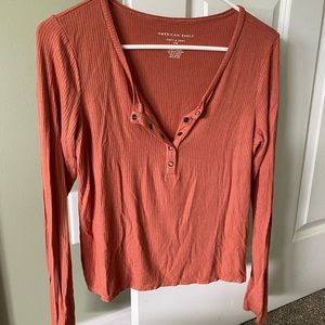 American Eagle Soft & Sexy Ribbed Crop Top
